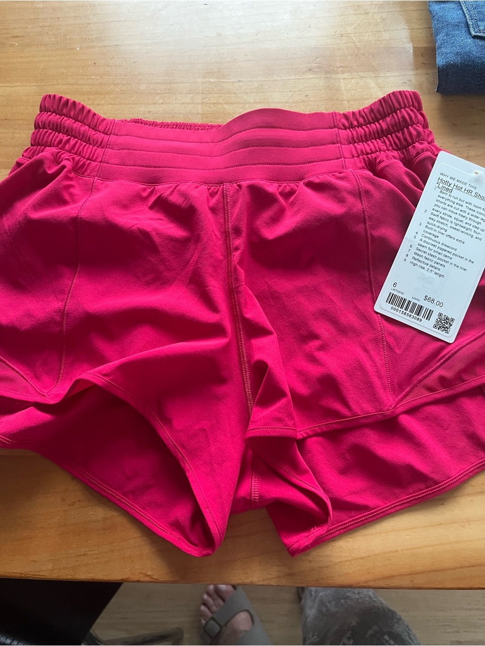 lululemon athletica Hotty Hot Short Bright Pink Women's Athletic Shorts
